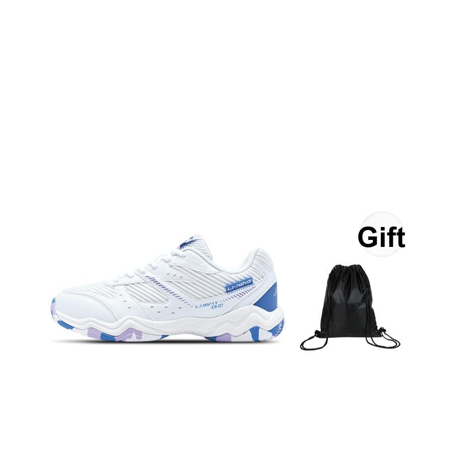 New LINING Badminton Shoes Unisex Low Top White, Blue, Purple