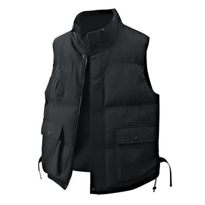 Cotton Coat, Men's Workwear, Warm Coat, Camisole, Sleeveless Cotton Jacket, Men's Coat