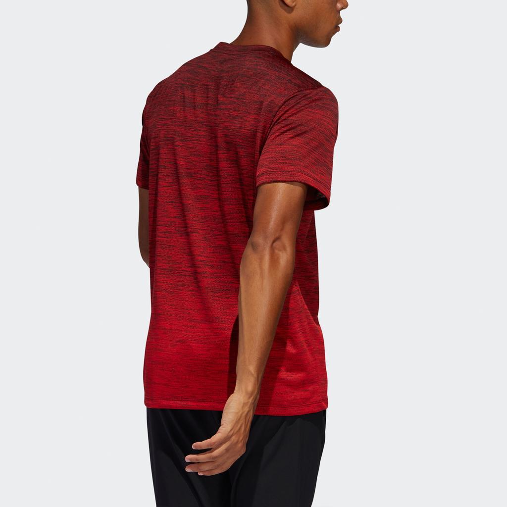 adidas Gradient Tee Casual Sports Breathable Round Neck Short Sleeve Red Men's FL4395