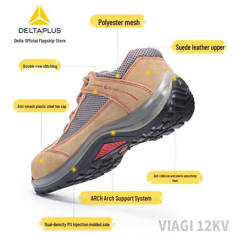 

Delta Men s Lightweight Electrician Safety Shoes
