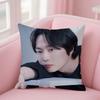 R-Roh J-Jae Won Pillow Case Square Double-Sided Printing Short Plush Sofa Cushion Cover Bedroom Bedside Pillow
