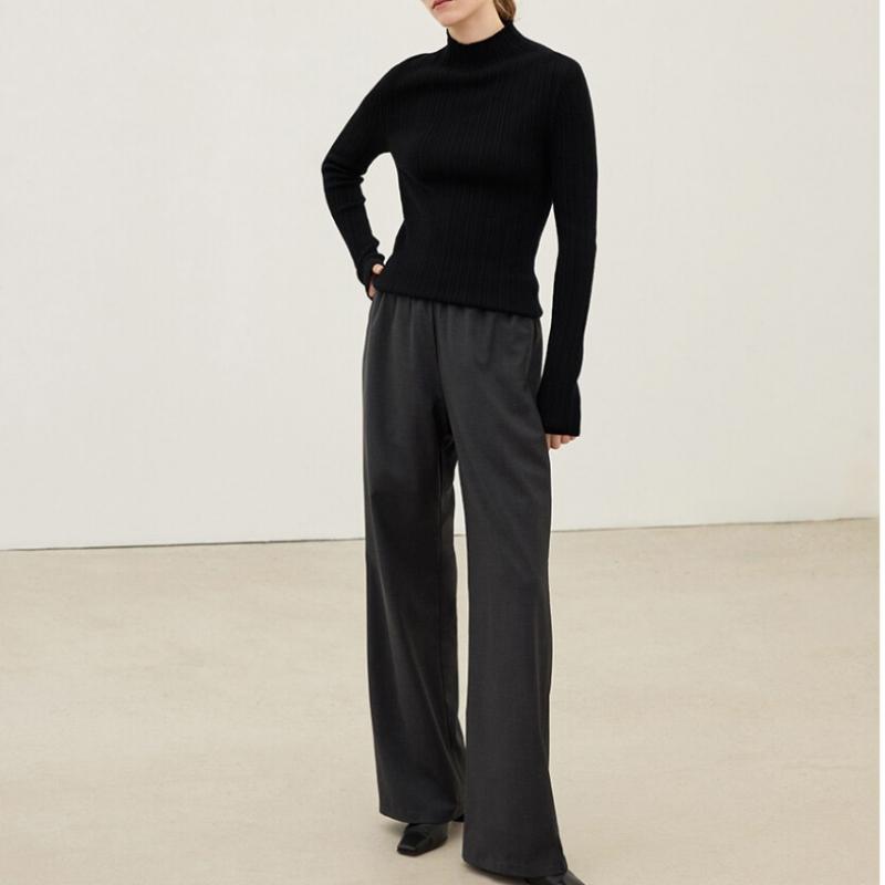 Cozylook Loose Fit Wool Blended Pants 2 Types