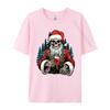 Skeleton Santa Dead Inside Santa Christmas Skull Funny T-Shirts Novelty Birthday Gifts Tees Tops Cotton Black T-Shirt