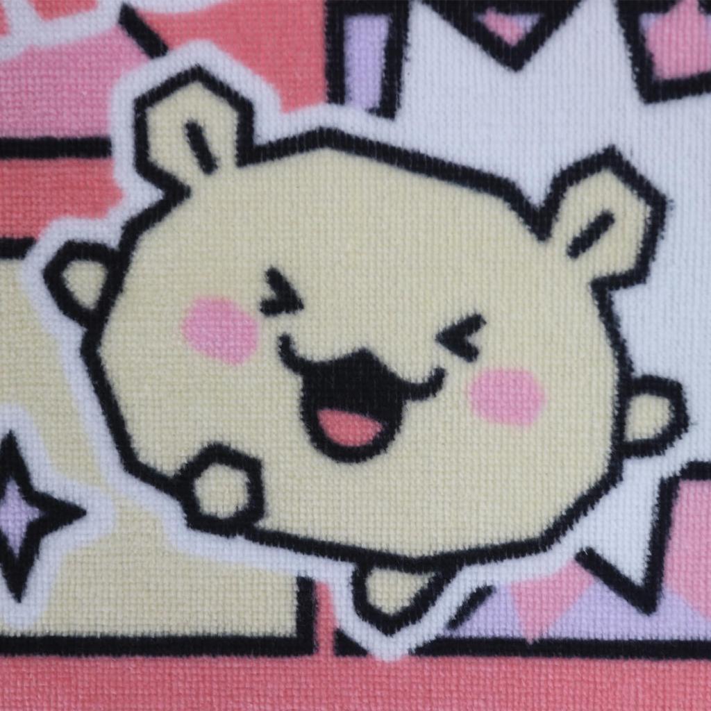 Marushin TRUZ Hand Character Antibacterial and Odor 5445007500 Comic_RURU Towel, Handkerchief, 100% Cotton, Resistant,