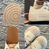 Retro little white shoes spring new thick-soled heightening board shoes casual big-headed women's shoes versatile and not tired feet single shoes