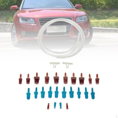 Master Cylinder Bleeder Kit 14151 22" Hose X2 Brake Bleeding Replace Easy Installation Sturdy