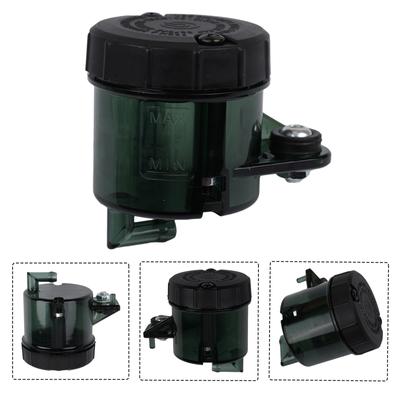 Motorcycle Oil Tank Cup Black Transparent Clear Black Plastic For Triumph