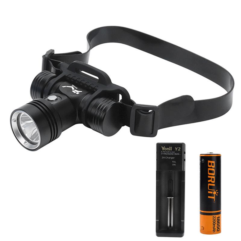 

Налобный фонарь для подводного плавания с индикатором мощности для подводной фотосъемки на глубине до 60 м