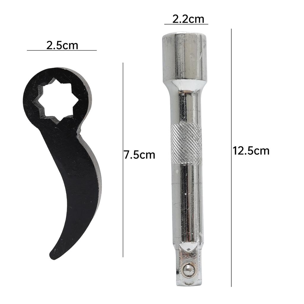 1/2 Inch Driveshaft CV Joint Puller Remover Tool Horn Style Axle Separator Disassembler Kit  Socket Extension Rod Hand Tool