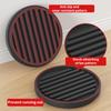 Pack Of 4 Rubber Casters Cups Furniture Grippers Round Sofa Stoppers Anti Skids Pad for Bed Table Chair Daily Use