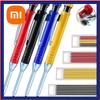 Xiaomi Solid Carpenter Pencil Set Woodworking Tools Mechanical Pencil 5 Colors Refill Construction Job Tools Carpentry Marking Scriber