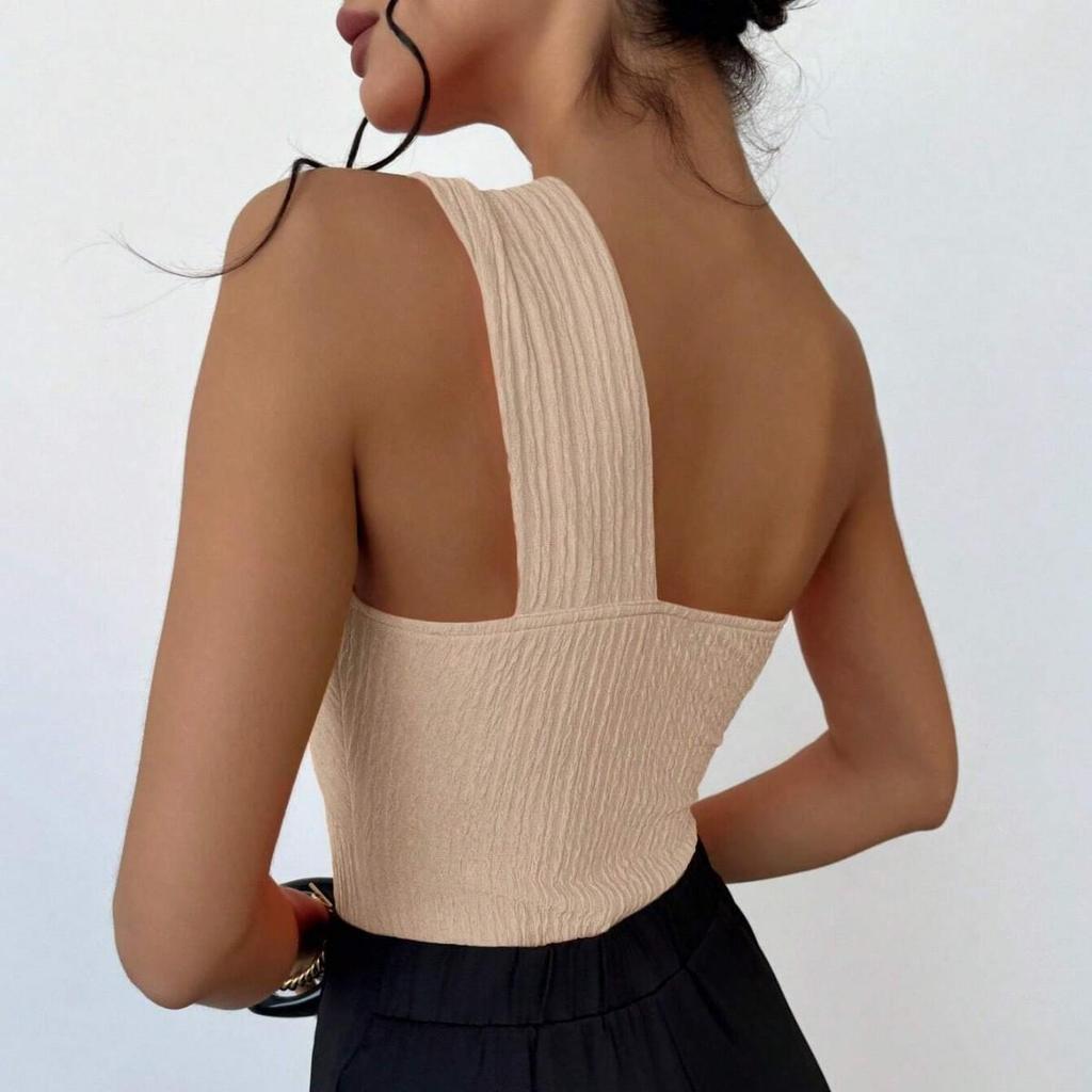 Luxury Ruched One-Shoulder Women's Swimsuit - Sexy and Stylish Swimwear