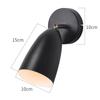 Applique murale d'intérieur - NETTLIFE - Spot GU10 - Noir - Métal - Orientable