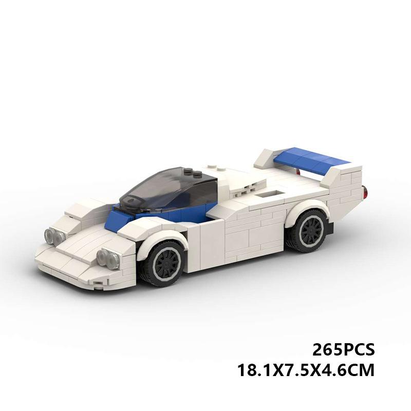 M Classic Leisure Car Building Block, Small Particle Assembly Desktop Ornament For Boys