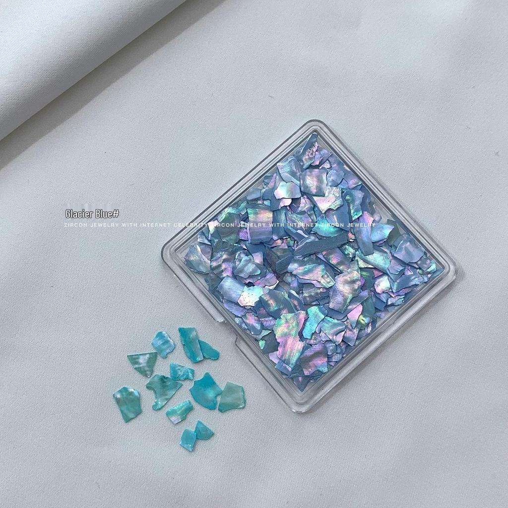 Ultra-Thin Mother-of-Pearl Abalone Shell Nail Art Decorations