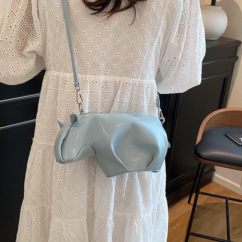Ins Internet Celebrity Creative Personality Small Bag for Women New Versatile Street Crossbody Bag Trendy Small Square Bag