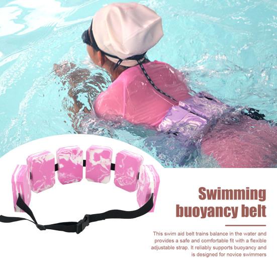 Belt EVA Foam Flotation Waist Belt Swimming Training Back Floating Board with Adjustable Belt for Kids Adults Beginners Water Aerobics Pool Exercise
