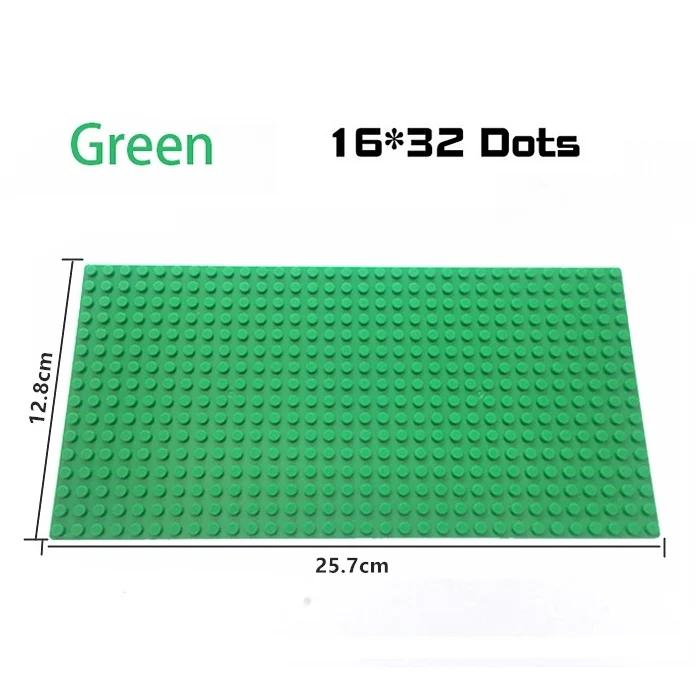 32x32 32x16 16X16 Dots Classic Base Plates MOC DIY Plastic Bricks Baseplates City Building Blocks Figures Construction Toys