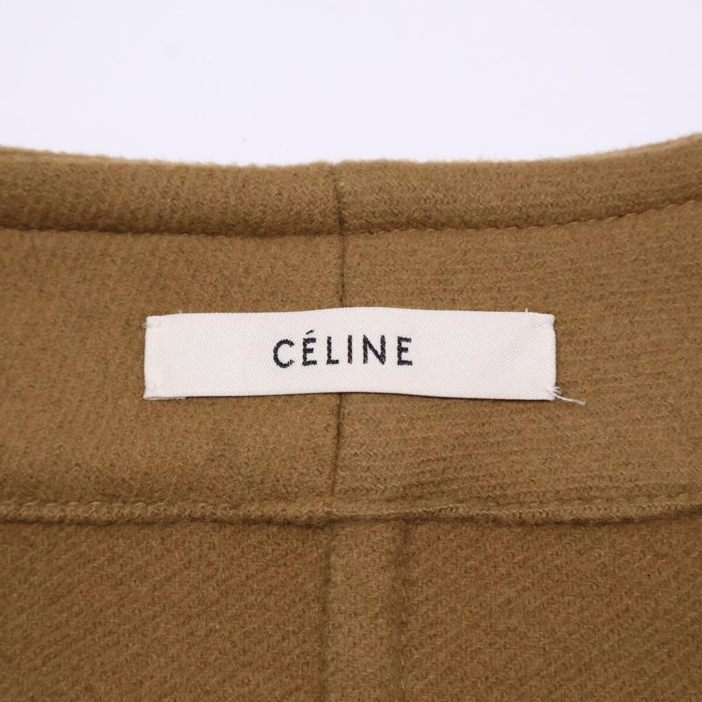 CELINE Brand new, unused, genuine domestic product 28R766700, 2016 A/W, Phoebe era, cashmere100, colorless gown coat 36 Camel beigeUsed
