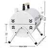 HLY Foldable Chimney BBQ Grill