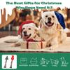 Christmas Pet Dog Chew Toys Braided Cotton Rope Santa Xmas Tree Snowman Gift DH