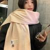 New scarf women's winter versatile shawl imitation cashmere warm high-end couple scarf