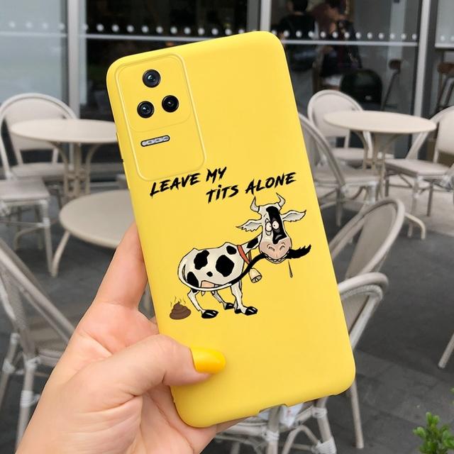 Per Xiaomi Poco F4 Custodia Cute Alien Cartoon Cover morbida in silicone TPU Custodia per telefono per Xiaomi Poco F4 GT PocoF4 Capa antiurto Coque