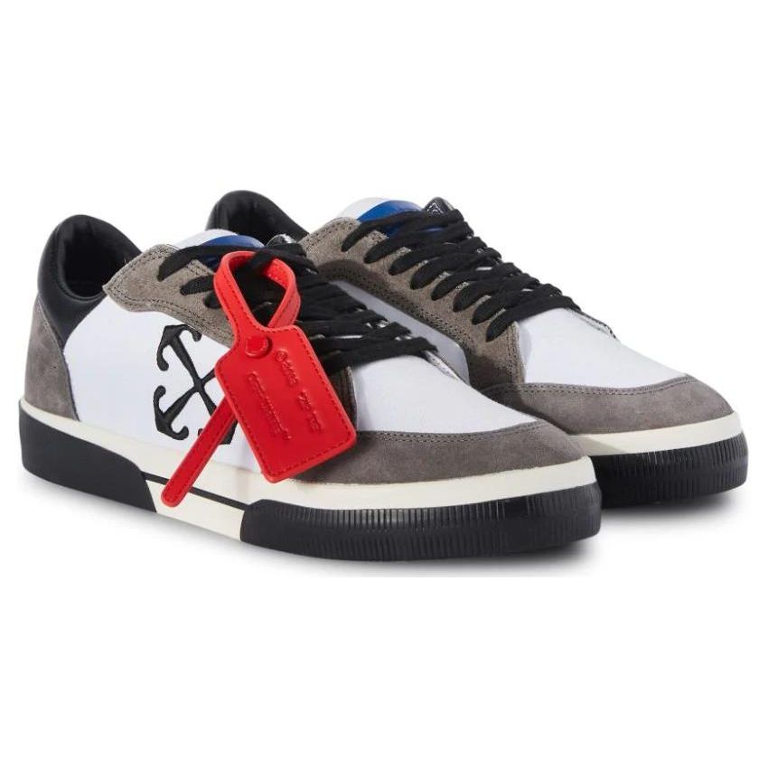 Off-White Новые низкие вулканизированные бело-коричневые мужские кроссовки OMIA293S24FAB002-0110