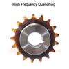 1pcs 10T-20T 12A Industrial Drive Sprocket Wheel 45# Steel Chain Gear 10 11 12 13 14 15 16 17 18 19 20 Teeth Keyway Bore 16-45mm