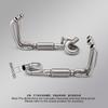 For 675SR NK675 675 SR CF675SR CFMOTO Motorcycle Exhaust Escape DUAL SENSORS Front Link Pipe Connection 51mm