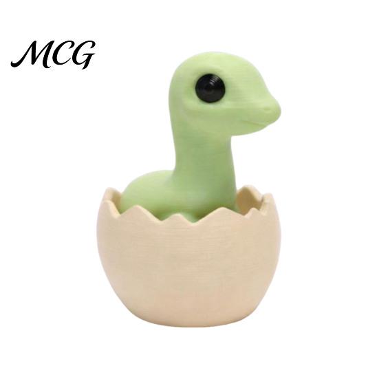 Pocket Size Clicker Toy Dinosaur Egg Fidget Toy, 3D Printed Dino Eggshell Finger Clicker, Decompression Push Button for Anxiety Stress Relief Office