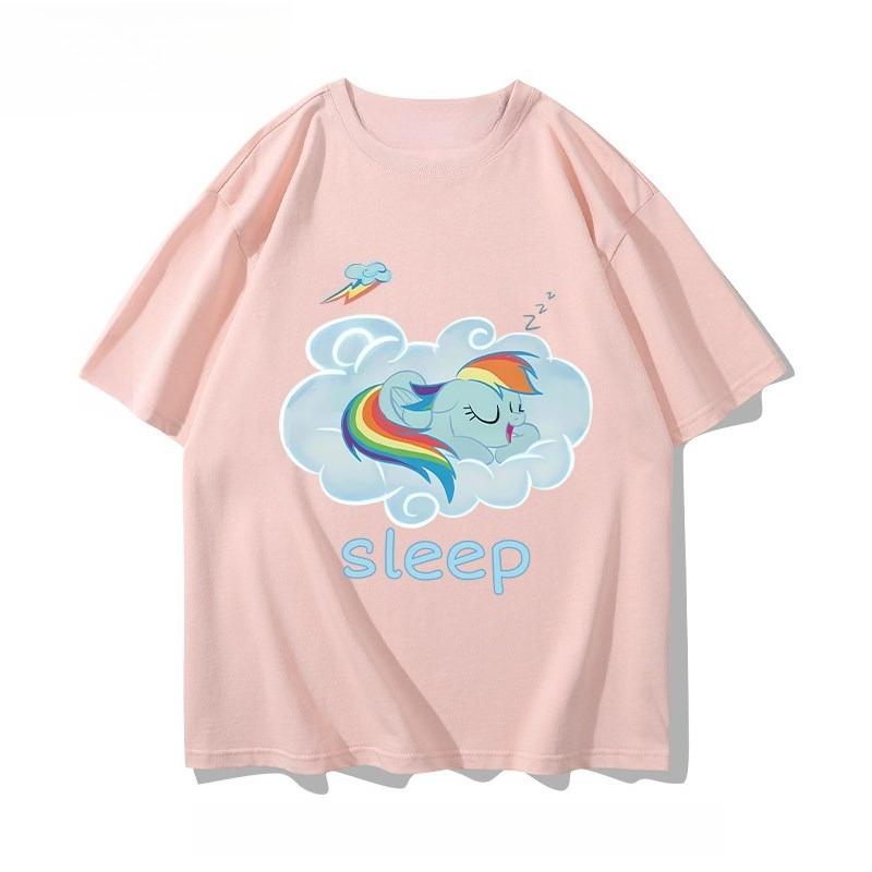 2026 summer new Little Pony animated series Briq Yunbao related products shortsleeved Tshirt for both Unisex and Women