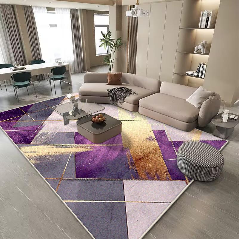 

Modern Abstract Carpet Bedroom Decoration Large Area Customizable Rugs Sofa Side Carpets Living Room Lounge Floor Mat Antiskid 80*160cm