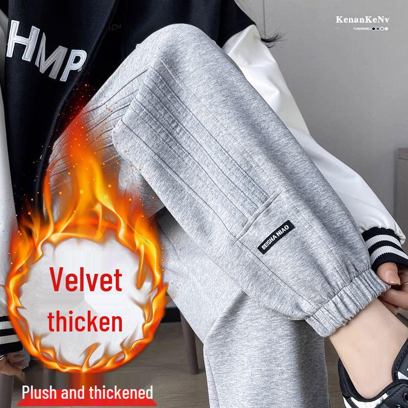 2025 High Street Black Joggers: Casual American Vibe, Straight Leg, Loose Fit, Cuffed.