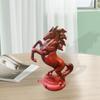 Horse Ornament Resin Animal Sculpture Modern Decorative Figure for Home Living Room Office Bedroom Bookshelf Fireplace