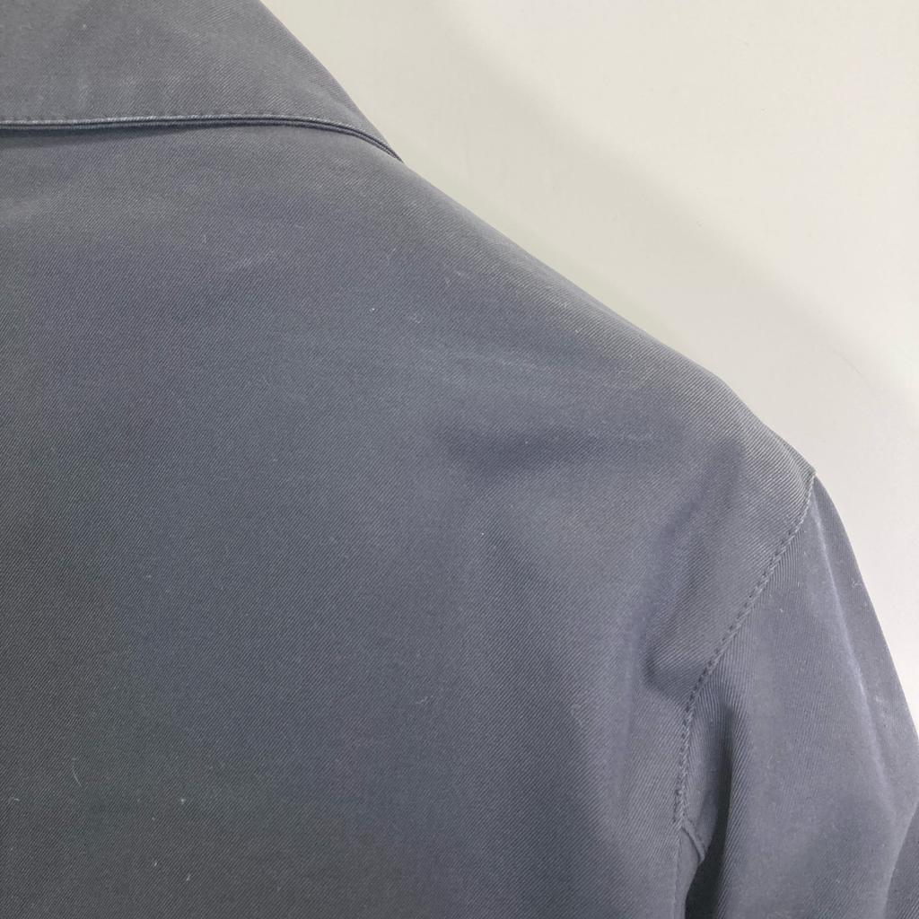 MACKINTOSH NO.YG Navy Harris Tweed Liner Trench Coat Coat 36 NavyUsed