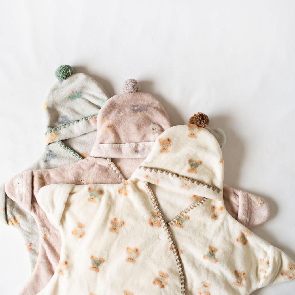Mokumoff Swaddle Animal Baby Medium Sleeper, Wearable, Print, & Kids, 622-574239, Ivory, (4-10 Months)