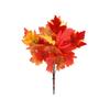 Kunstmatige Esdoornbladeren en Groene Planten voor Herfst Thanksgiving Binnentuin Decoratie
