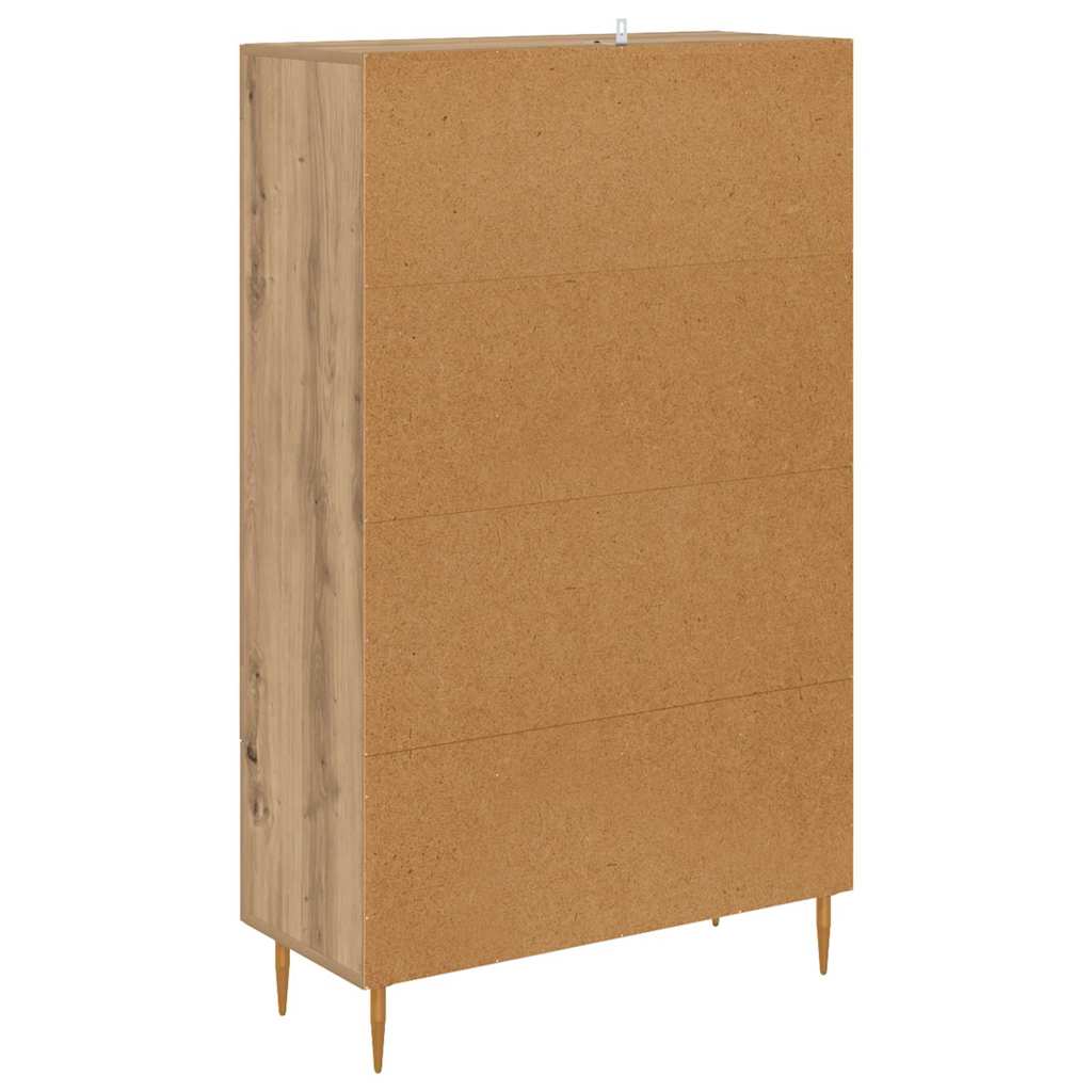 Highboard with Drawers Artisan Oak 69.5 x 31 x 115 cm