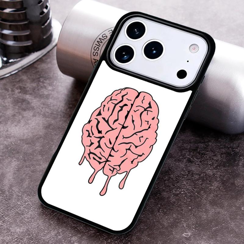 Brain Art Phone Case For iPhone 17 16 15 14 13 12 11 Pro Max Plus 17Air Soft Silicone Cover