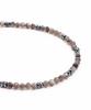 Smoky Crystal Micro Bead Bracelet (PLT-BR-107_BR)