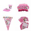 Adorable Unicorn Kids Birthday Party Supplies Including Vibrant Plates Cups And Decorative Tablecloth