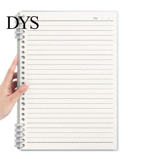 Durable Planner for Home A5 Spiral Notebook, Lined /Horizontal Grid/Blank Inner Page, Bound School Morandi Solid Color Cover Sketchbook Office