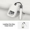 Leather Car Key Case Cover For Zeekr 9X Key Fob Cover Protective Shell Key Buckle Interior Decoration Accessories