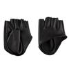 Women's gloves sexy half palm fingerless gloves Women jazz dance ds PU leather semi-finger gloves motorcycle gloves