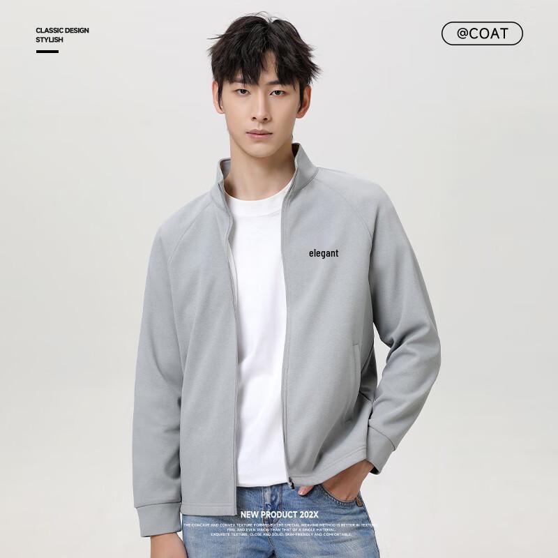 Mark Fairwhale Men's Autumn Loose Fit Stand-collar Casual Jacket