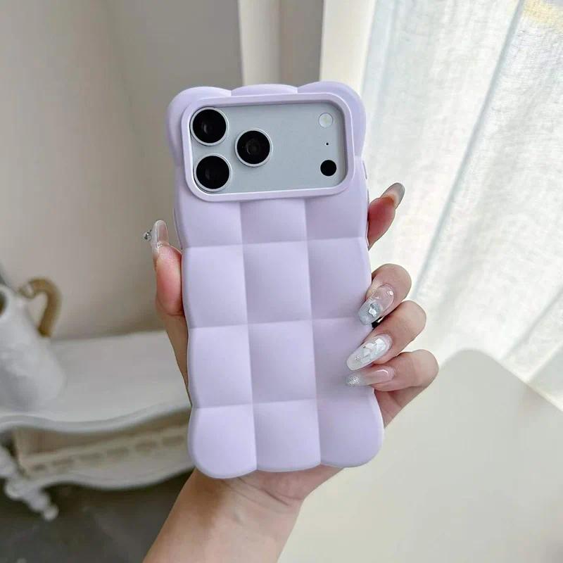 Cloud Shape Phone Cases for IPhone 18 Pro Max 17 16 15 14 13 Plain TPU Soft Back Cover