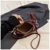 Ielgy Women's Red Cross-body Fashion Super Hot Chain Shoulder Armpit Bag Can Be Cross-body