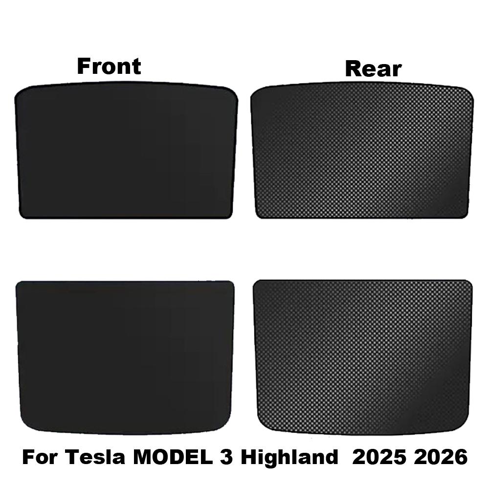 Dla Tesli Model 3 Y Juniper 2026 2026 Samochód Tkanina Lodowa Klamra Osłona Przeciwsłoneczna Dach Panoramiczny Osłona Przeciwsłoneczna Przód Tył Dach Panoramiczny Dach Szklany Akcesoria