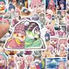 10/30/50pcs Laid Back Camp Anime Stickers Kawaii Cartoon Decals DIY Luggage  Stationery Laptop Cute Aesthetics Graffiti Sticker